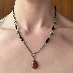 Teardrop Beaded Necklace